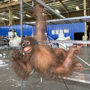 Modelo de Familia de Orangutanes Animatrónicos Realistas de Tamaño Natural para Parques de Jungla - Product Image 6