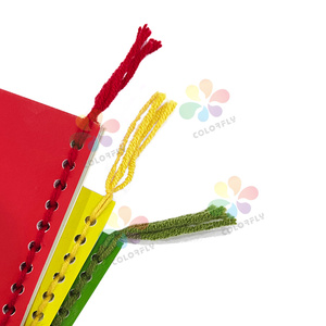 Biểu tượng tùy chỉnh A5 80 lá 10 màu sắc Philippines thị trường sợi bằng văn bản thành phần máy tính xách tay - Product Image 4