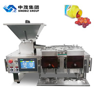 Machine de comptage électronique de capsules et de comprimés de table, 4 têtes, format mini