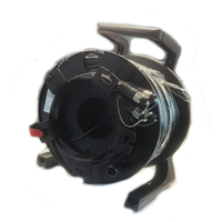 Câble blindé extérieur SM 150M rond mâle ODC à 8 noyaux avec enrouleur PCD310 IP44 Mini petit enrouleur de câble rétractable