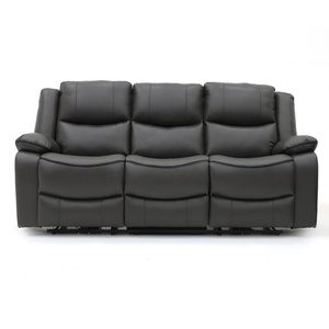 Geeksofa Furniture Modern <strong>Leather</strong> Power Electric Motion <strong>Recliner</strong> Sofa Set <strong>3</strong> 2 1 with Console for Living Room - Product Image 3
