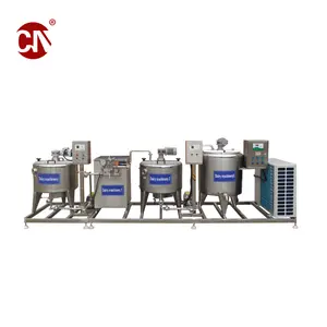 Small Scale Milk Sterilizer Equipment 100L Pasteurized Plant And Yogurt Processing Production Line