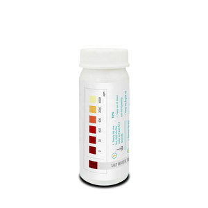 Bandes de test pour eau salée 0-6000 PPM Chlorure de sodium (NaCl) Salinité de l'eau d'aquarium et de la saumure 50 pièces par flacon - Product Image 6