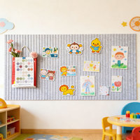 Tableau d'affichage moderne en feutre 100 % fibre de polyester écologique, ignifuge et insonorisant, garantie 4 ans, pour appartement, bureau, hôtel