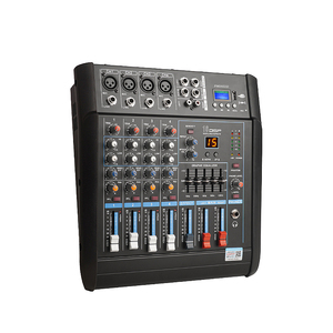 NGVM PMX-402 มิกเซอร์ขนาดเล็กแบบมืออาชีพ 4 ช่องสัญญาณ พร้อมเอฟเฟคเสียงก้อง DSP 16 แบบในตัว แอมพลิฟายเออร์ทรงพลัง ตัวเครื่องพลาสติก ปรับแต่งเสียงด้วย EQ 3 แบนด์ - Product Image 2