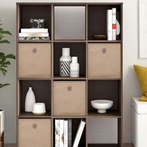 Grande boîte de <span class=keywords><strong>rangement</strong></span> pliable pour la maison avec <span class=keywords><strong>panier</strong></span> de <span class=keywords><strong>rangement</strong></span> à tiroirs pour armoire <span class=keywords><strong>Kallax</strong></span>, placard et étagère à livres pour articles divers - Product Image 2