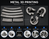 Services de fabrication sur mesure par impression 3D pour pièces métalliques en aluminium, pièces mécaniques en métal et en plastique