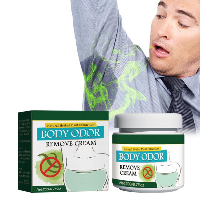 underarm care body odor remover natural herbal plant extraction anti sweat body odor remove cream