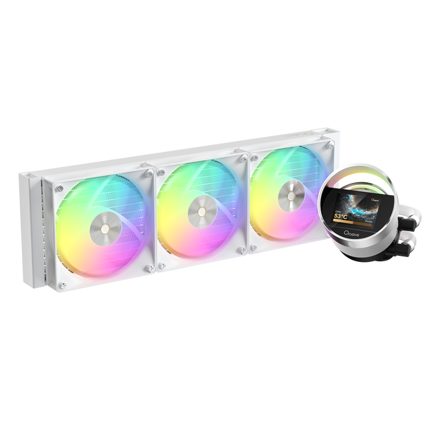 Hot-Sale L36 BK ARGB 360mm ARVB AIO Liquid Cooler With 2.4" IPS Support 115X/1200/1700/1851/AM4/AM5 CPU Water Cooler
