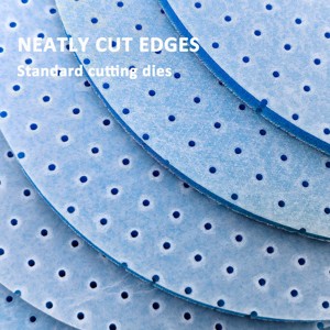 150MM Nass- & Trocken-Schleifscheiben mit Schaumstoffrückseite Mehrfachlochung Flexible Schaumstoffschleifscheibe für Metall-Möbelveredelung - Product Image 2