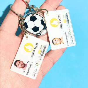 Romasi Neymar PARA LA Copa <span class=keywords><strong>Mundial</strong></span> de fútbol mosquetón llavero parisino tarjeta colgante Metal mochila bolsa Decoración Estilo de dibujos animados - Product Image 2