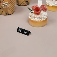 Support magnétique droit pour affichage de prix avec chiffres interchangeables en métal pour étagères de supermarché et présentoirs de table de vente au détail