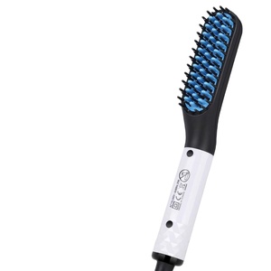 <strong>Beard</strong> <strong>Straightener</strong> for Men, Multifunctional Electric Hot Comb and <strong>Beard</strong> Straightening Brush Hair Straightening Comb - Product Image 1