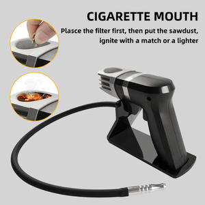 Fumoir à main moderne en bois écologique et rustique pour la cuisine, infuseur à fumée froide pour <span class=keywords><strong>bar</strong></span>, cocktails, viande, barbecue - Product Image 5