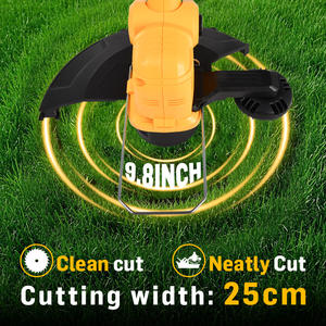 Vertak Léger 250mm Largeur de <span class=keywords><strong>coupe</strong></span> Sans fil 20v Désherbeur de pelouse Rechargeable <span class=keywords><strong>Coupe</strong></span>-herbe pour jardin d'herbe - Product Image 6