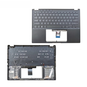 Repose-poignets d'occasion avec clavier rétroéclairé (version 2023) pour <span class=keywords><strong>ASUS</strong></span> <span class=keywords><strong>ROG</strong></span> <span class=keywords><strong>Flow</strong></span> <span class=keywords><strong>X13</strong></span> GV302 GV302X Noir - Product Image 1