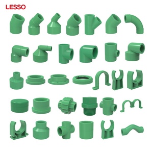 Raccords de tuyauterie PPR LESSO, accessoires de plomberie, coude, té, <span class=keywords><strong>raccord</strong></span>, adaptateur, matériaux de plomberie en plastique, raccords PPR - Product Image 3