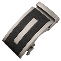 Boucle de ceinture automatique pour homme de 3,5 cm de large, LY25-0688, boucle de remplacement en alliage de zinc brossé pour ceintures décontractées et professionnelles
