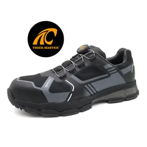 오일 및 내산성 미끄럼 방지 펑크 방지 복합 발가락 야외 하이킹 방수 안전 신발 s3 고품질
