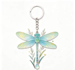 Dragonfly Metal <b>Key</b> Chain Enamel Wing <b>Key</b> <b>Ring</b> Zinc Alloy Insect Charm Souvenir Gift for <b>Bag</b> and Car <b>Keys</b> - Product Image 4