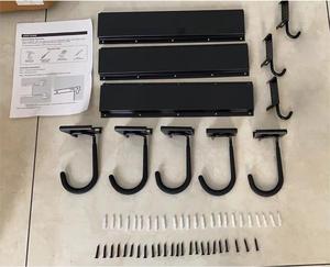 Venta directa de fábrica, ganchos de estante de bicicleta de montaje en pared de acero al carbono para pared de <span class=keywords><strong>garaje</strong></span> para <span class=keywords><strong>bicicletas</strong></span> y cascos, estante de almacenamiento de <span class=keywords><strong>garaje</strong></span> - Product Image 4