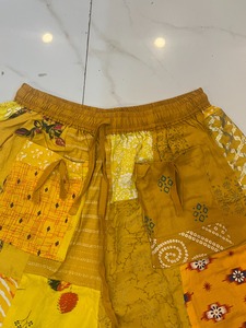 กางเกงฮาเร็มเย็บปะติดกางเกงทรงหลวมขนาดฟรีไซส์และใส่สบายเพื่อให้พอดีกับซัพพลายเออร์จากอินเดีย - Product Image 4