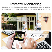 Wistino 6MP lente triple Wifi Cámara 360 grados rotación detección de movimiento visión nocturna cámara de seguridad a todo color