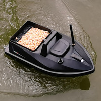 Bateau à appâts intelligent pour la pêche en plein air V805 avec télécommande de 500 m, GPS, capacité de charge de 3 kg, batterie au lithium intégrée
