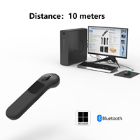 Control Remoto Inteligente con Air Mouse para Videos Cortos, TikTok, YouTube, Desplazamiento, Puntero Láser Bluetooth, Presentador