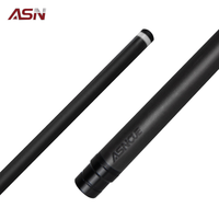 Fléchette de billard en fibre de carbone R-QJ ASN 12,5 mm T1100, fléchette à faible déflexion radiale 3/8-8, fléchette parallèle Pro Taper remplie de mousse 380 mm