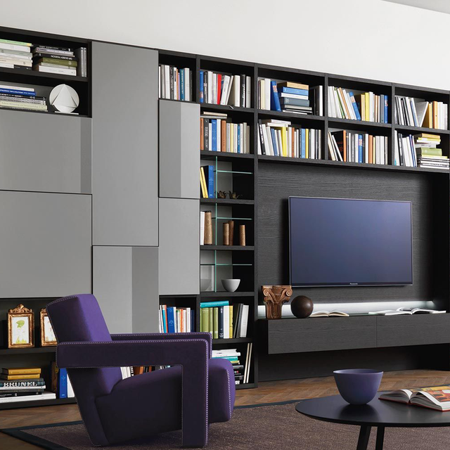 Customizable Made Apartment Moisture Proof 304 Stainless Steel TV Cabinet Floating Cool Colors Floating Tv Stand Wall Mounted
