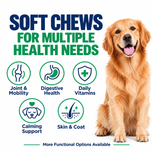 Compléments Masticables Souples pour Articulations Canines – Glucosamine, MSM, Curcuma, Huile de Chanvre – Mobilité & Flexibilité pour Chiens de Tous Âges – Marque Privée Personnalisée OEM - Product Image 3
