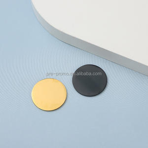 Piringan bulat baja tahan karat berbagai ukuran kosong DIY kustom - Product Image 4