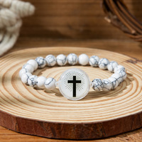 Bracelet NFC au design nouveau, alimenté par l'IA, mise à jour automatique quotidienne, cadeaux, mode personnalisée quotidienne, bijoux religieux, générateur de versets bibliques