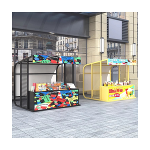 דוכנים ניידים מאלומיניום תעופתי ופלדת אל-חלד לתערוכות, סופרמרקטים, גלידה ותצוגות רחוב עם פאנל קדמי - Product Image 3