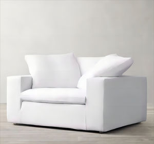 Sofá Minimalista en Forma de U/L, Estilo Nórdico, Tela Impermeable, Terciopelo de Algodón de Alta Calidad, Sofá Nube - Product Image 4