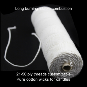Mèche carrée en coton non préparé 2026 <span class=keywords><strong>pour</strong></span> la fabrication de bougies, sans plomb, <span class=keywords><strong>pour</strong></span> <span class=keywords><strong>cire</strong></span> d'abeille/<span class=keywords><strong>cire</strong></span> de soja, forme flocons, <span class=keywords><strong>pour</strong></span> occasions de mariage - Product Image 2