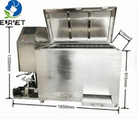 Machine d'acquamation animale EURVET pour animaux de compagnie, équipement vétérinaire, capacité 100 kg, système d'hydrolyse alcaline