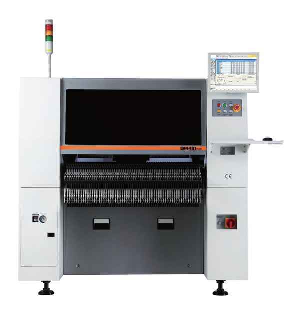 Used Samsung High Speed 10 Head Pick and Place Machine SM Series SM481 PLUS Placement Machine Hanwha Chip Mounter