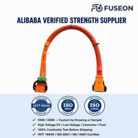 Kabel Sambungan Busbar Tugas Berat Arus Besar Isolasi PVC Tembaga Crimp Ultrasonik untuk Sistem Penyimpanan Energi
