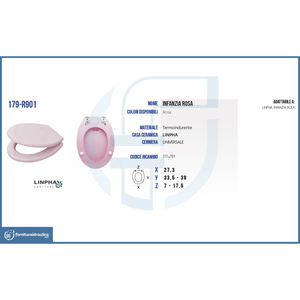 Asiento de Inodoro Universal Linpha Pink para Inodoros Infantiles, Diseño de Plástico Portátil y Desechable para Baños - Product Image 4