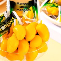 Bonbons gélifiés aux fruits de haute qualité en forme de mangue, saveur mangue, assortiment de fruits pelés, pour les fêtes