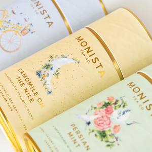 Chất lượng cao in xi lanh các tông lưu trữ container Cà Phê Trà protein bột bao bì thực phẩm giấy xi lanh - Product Image 2