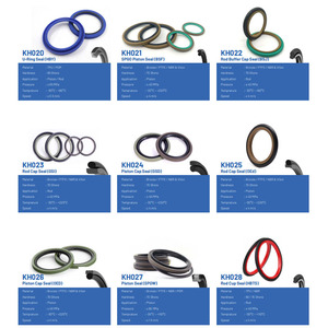 Joint hydraulique FOD <span class=keywords><strong>HB204</strong></span> MPI U-Cup, joint de piston et joint d'essuie-glace résistant à haute pression pour excavatrice, chargeuse, machines de construction - Product Image 5