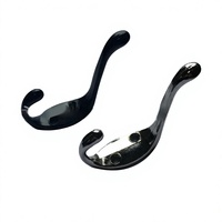 Crochets muraux doubles en alliage de zinc pour manteaux et chapeaux, crochets de suspension pour vêtements (haut et bas) pour armoire de salle de bain, accessoires de quincaillerie