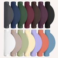 Tapis de yoga en caoutchouc naturel 5 mm, imperméable, antidérapant, écologique, sublimation, fitness à domicile, personnalisable, faible MOQ, forme ovale, longueur 183 cm
