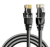 Cable Ethernet RJ45 Cat5e Cat5 UTP FTP SFTP de 6 Pies (2 Metros) para Computadora, Impresora, Escáner y Extensor WiFi, Económico y Confiable