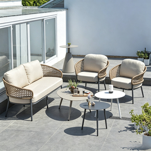 Outdoor Wicker <strong>Rattan</strong> <strong>Sofa</strong> Set-Waterproof UV-Resistant Garden <strong>Sofa</strong> &amp; Outdoor Chairs for Courtyards &amp; Patios - Product Image 4