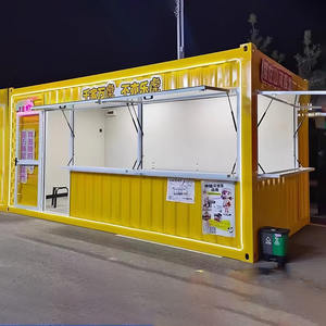 Conteneur préfabriqué de 10 pieds et 20 pieds, conteneur mobile, conteneur modulaire contemporain, maison préfabriquée en conteneur pour magasin - Product Image 1