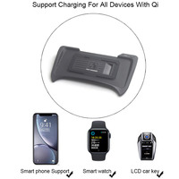 Chargeur sans fil Qi pour voiture pour Toyota Harrier Venza Accessoires 15w Charge rapide du téléphone Plaque de charge intérieure Modification des pièces 2021-2023